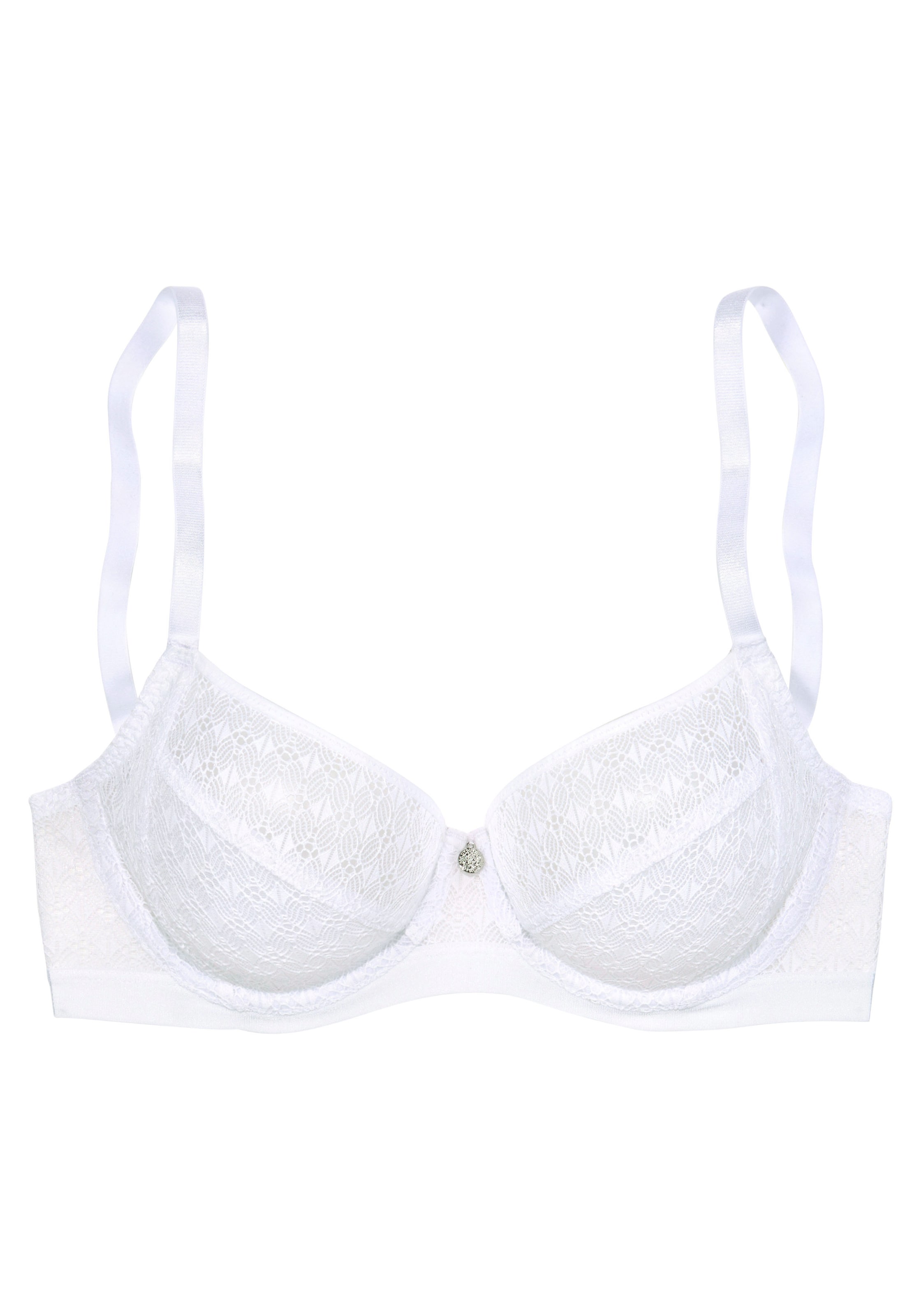 NUANCE T-Shirt BH in Weiß: Vorderseite