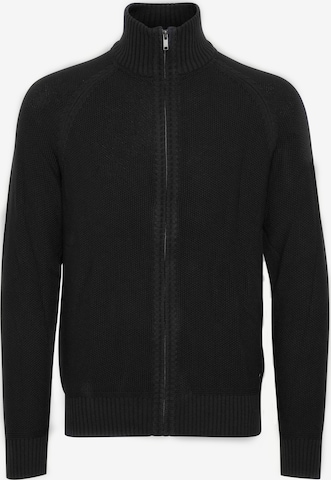 BLEND Knit Cardigan 'Thorson' in Black: front