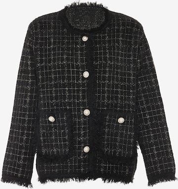 ZITHA Knit cardigan in Black: front