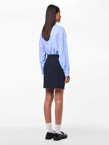 PIECES Skirt 'PCBOZZY' in Blue