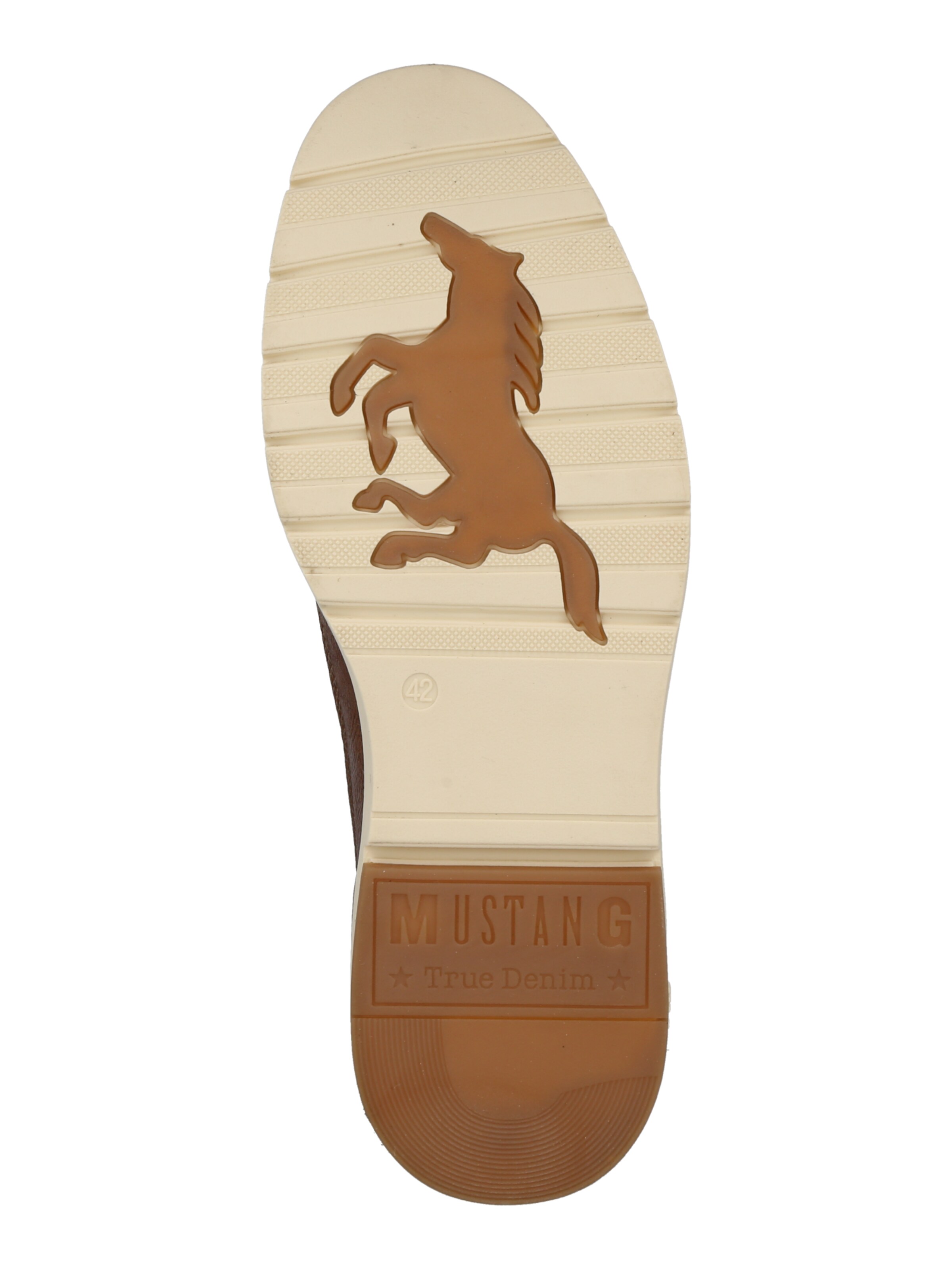 Bottines à lacets MUSTANG en marron