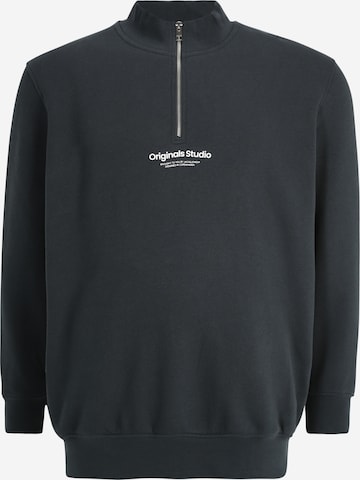 Jack & Jones Plus Sweatshirt 'VESTERBRO' in Green: front