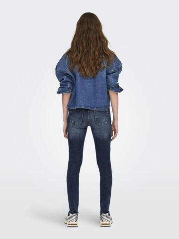 Skinny Jean 'BLUSH' ONLY en bleu