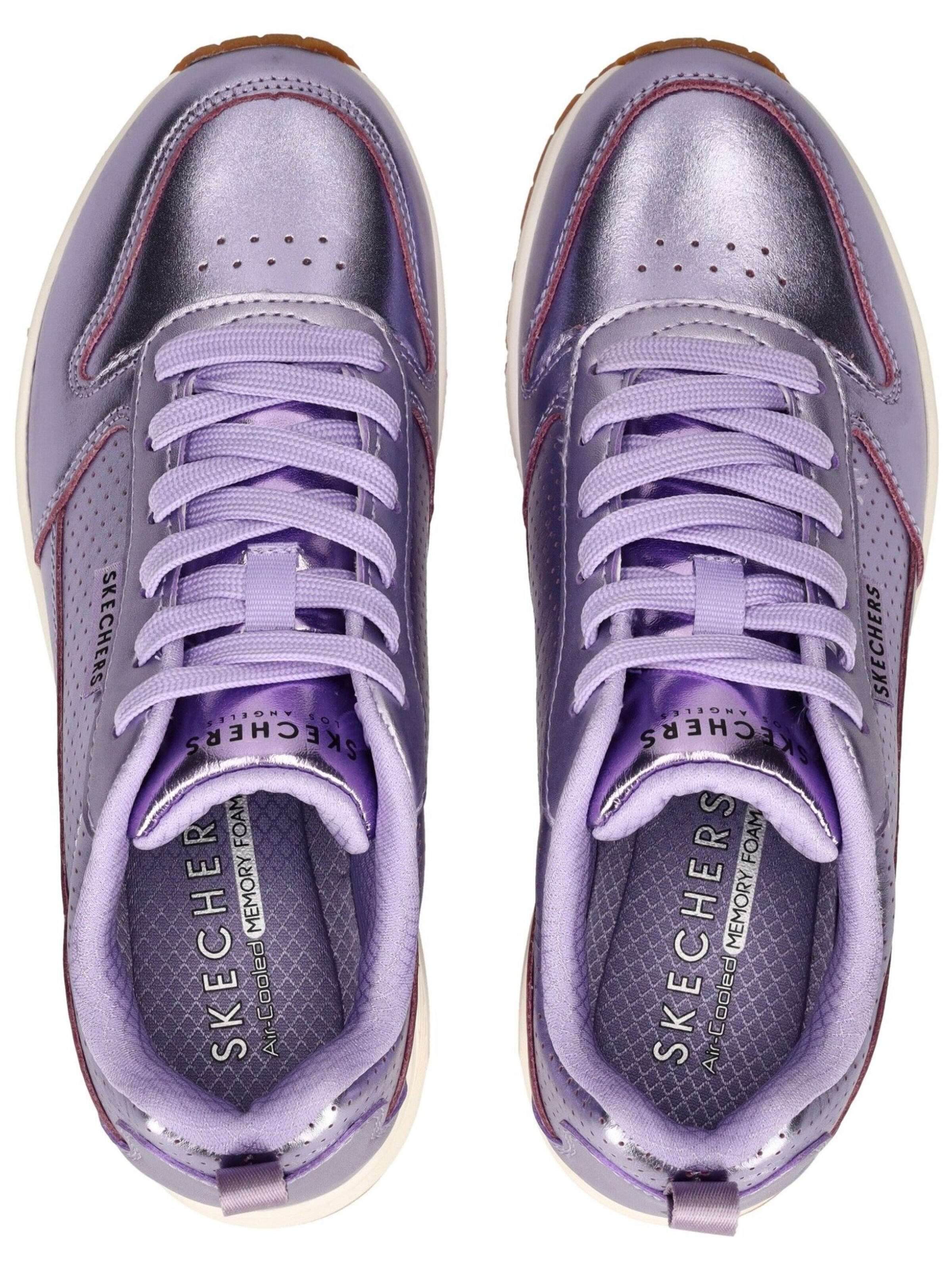 Baskets basses SKECHERS en violet