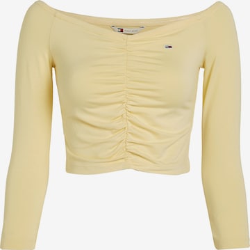 T-shirt 'Essential' Tommy Jeans en jaune : devant