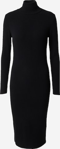 Herrlicher Úpletové šaty 'Sinah' – černá: přední strana