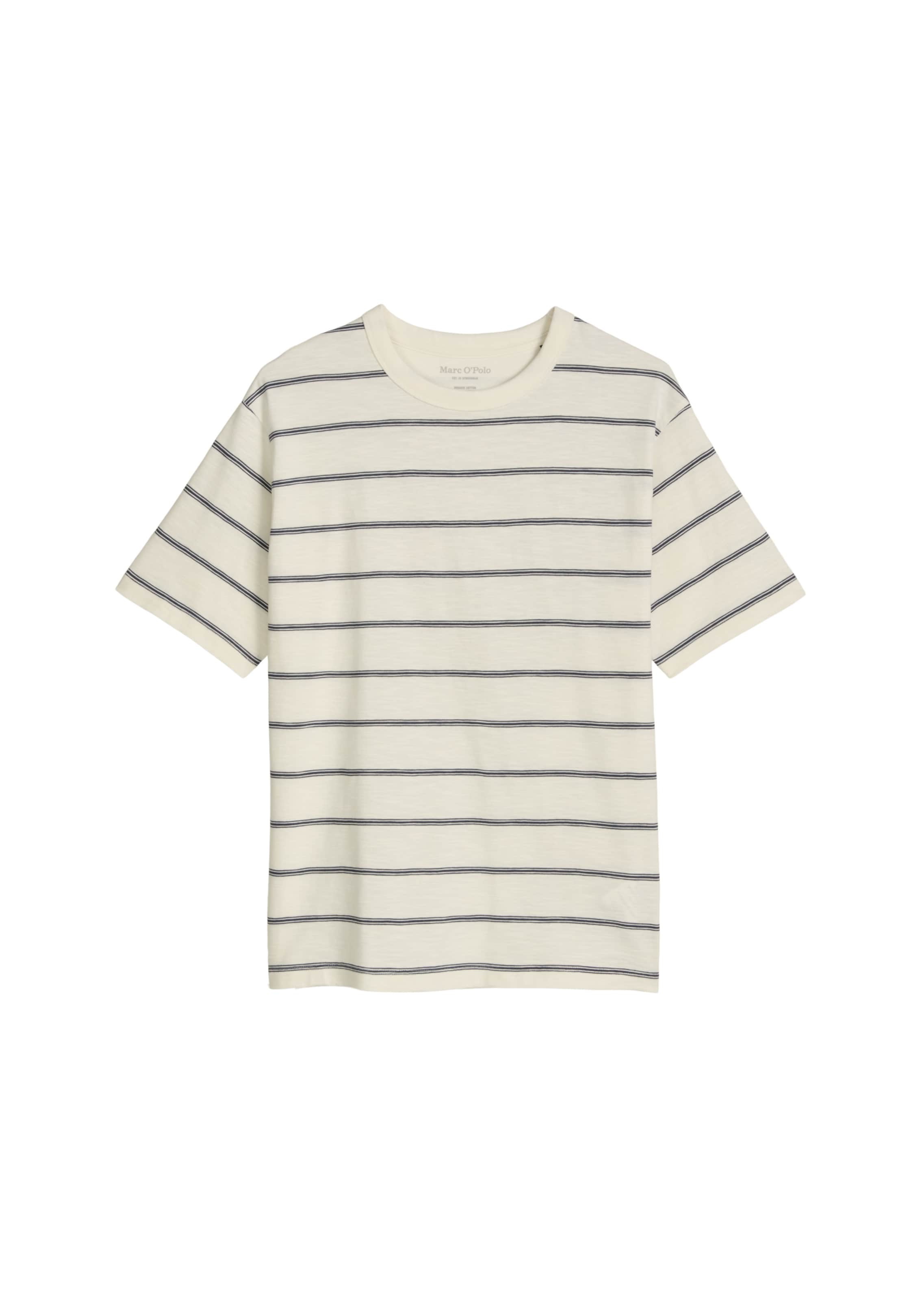 T-Shirt ' aus reiner Bio-Baumwolle ' Marc O'Polo en blanc : devant