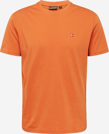 oranžinė NAPAPIJRI Marškinėliai 'SALIS': priekis