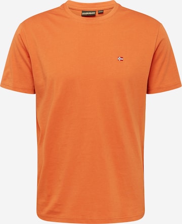 NAPAPIJRI T-Shirt 'SALIS' in Orange: predná strana