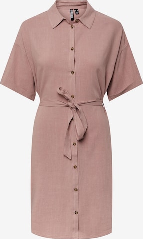 PIECES Shirt dress 'Vinsty' in Pink: front