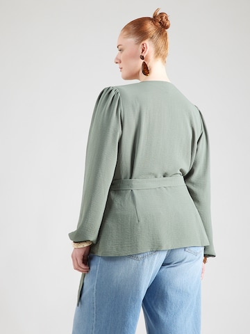 Vero Moda Curve Блузка 'VMCALVA' в Зеленый