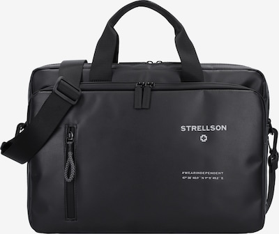 One Size dydžio Portfelis-rankinė 'Stockwell 2.0 Charles' iš STRELLSON, spalva – juoda / balta, Prekių apžvalga