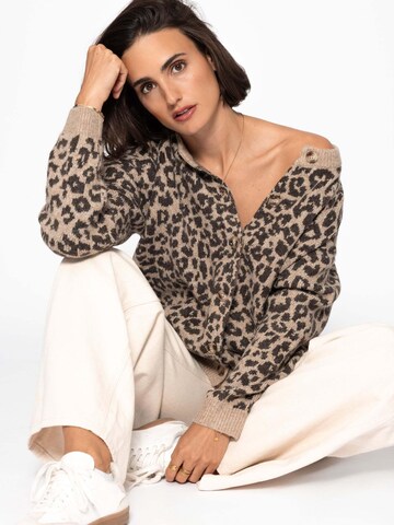 SASSYCLASSY Oversized Cardigan in Beige