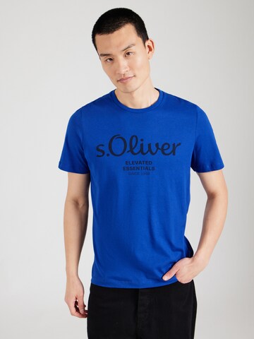 T-Shirt s.Oliver en bleu : devant