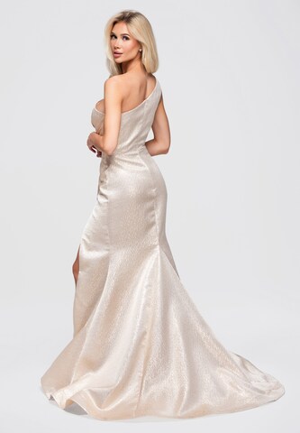 Robe de soirée 'DLR394' Ombre en or