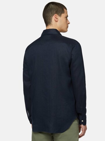 Coupe regular Chemise Boggi Milano en bleu