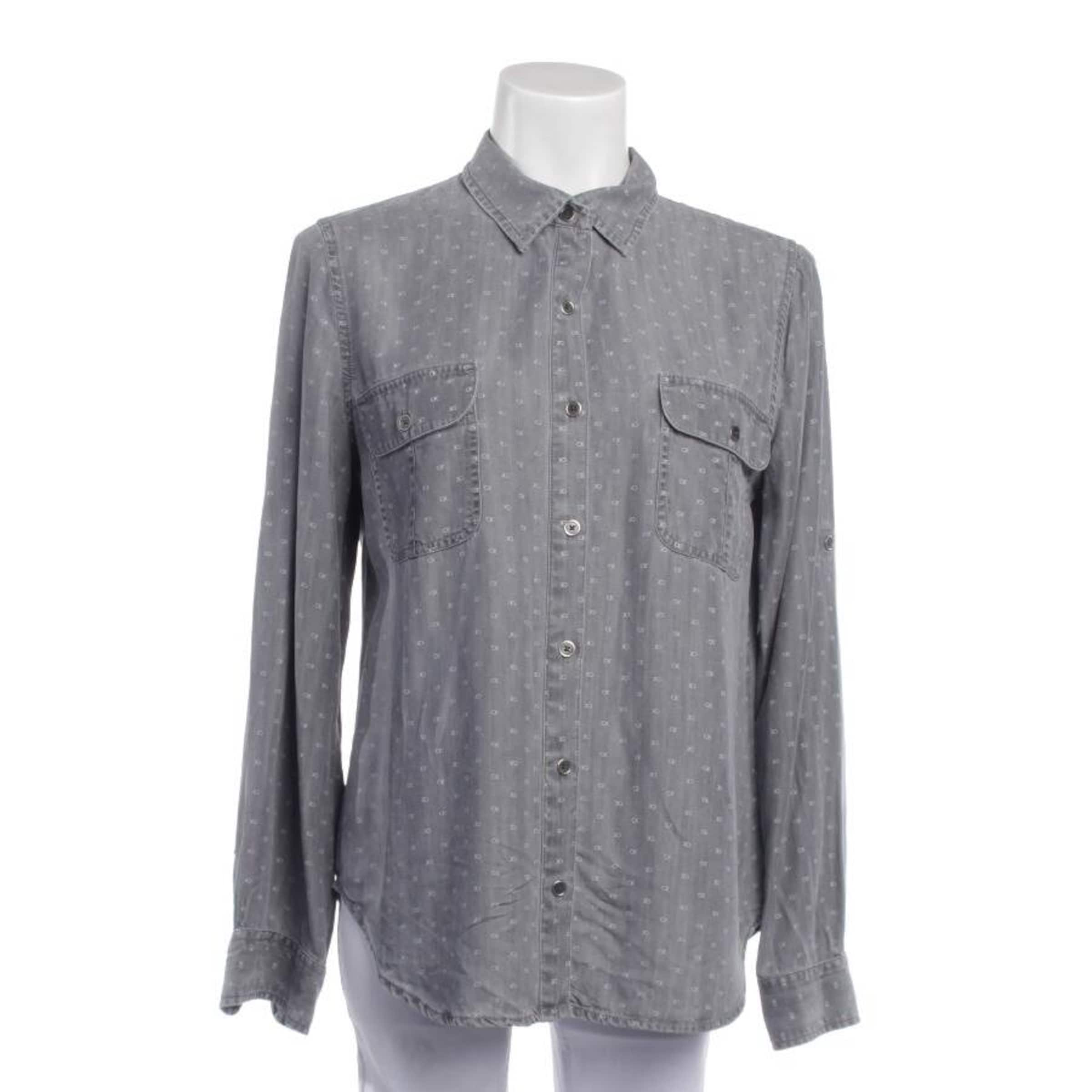 Calvin Klein Bluse / Tunika L in Grau: Vorderseite