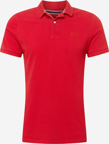 T-Shirt Superdry en rouge : devant