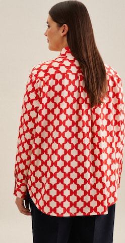 SEIDENSTICKER Blouse 'Schwarze Rose' in Red