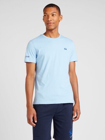 La Martina Shirt in Blue: front