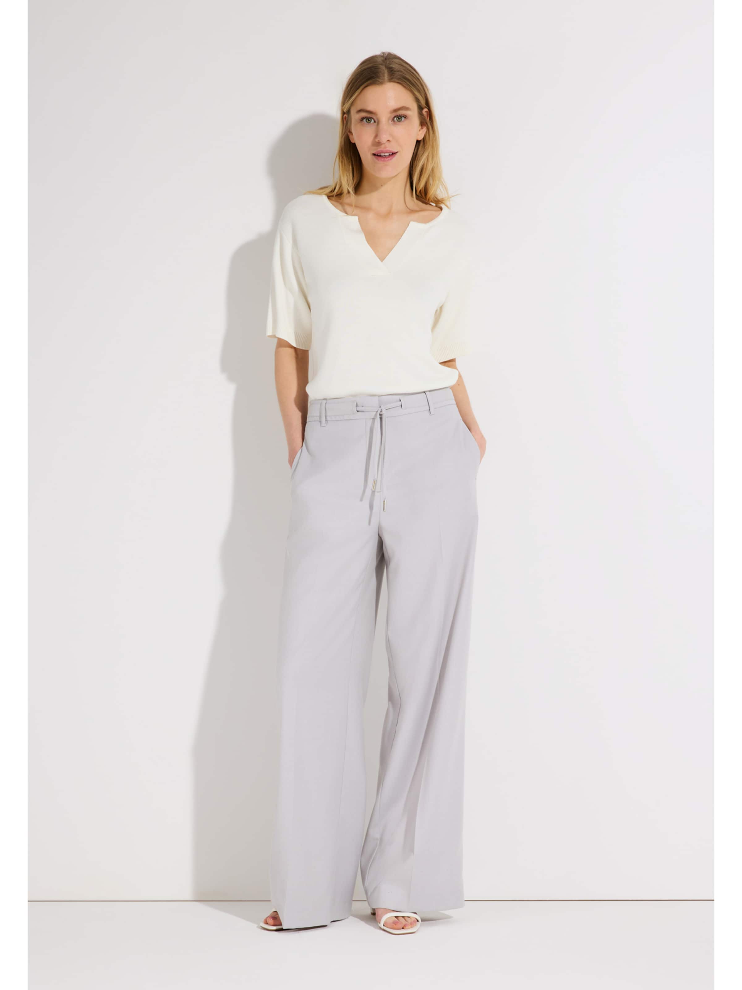 MORE & MORE Sweater in White