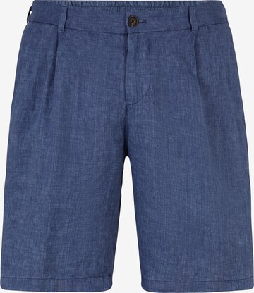 JOOP! Pleat-Front Pants in Blue: front