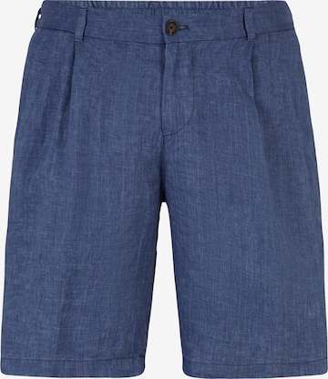 JOOP! Pleat-Front Pants in Blue: front