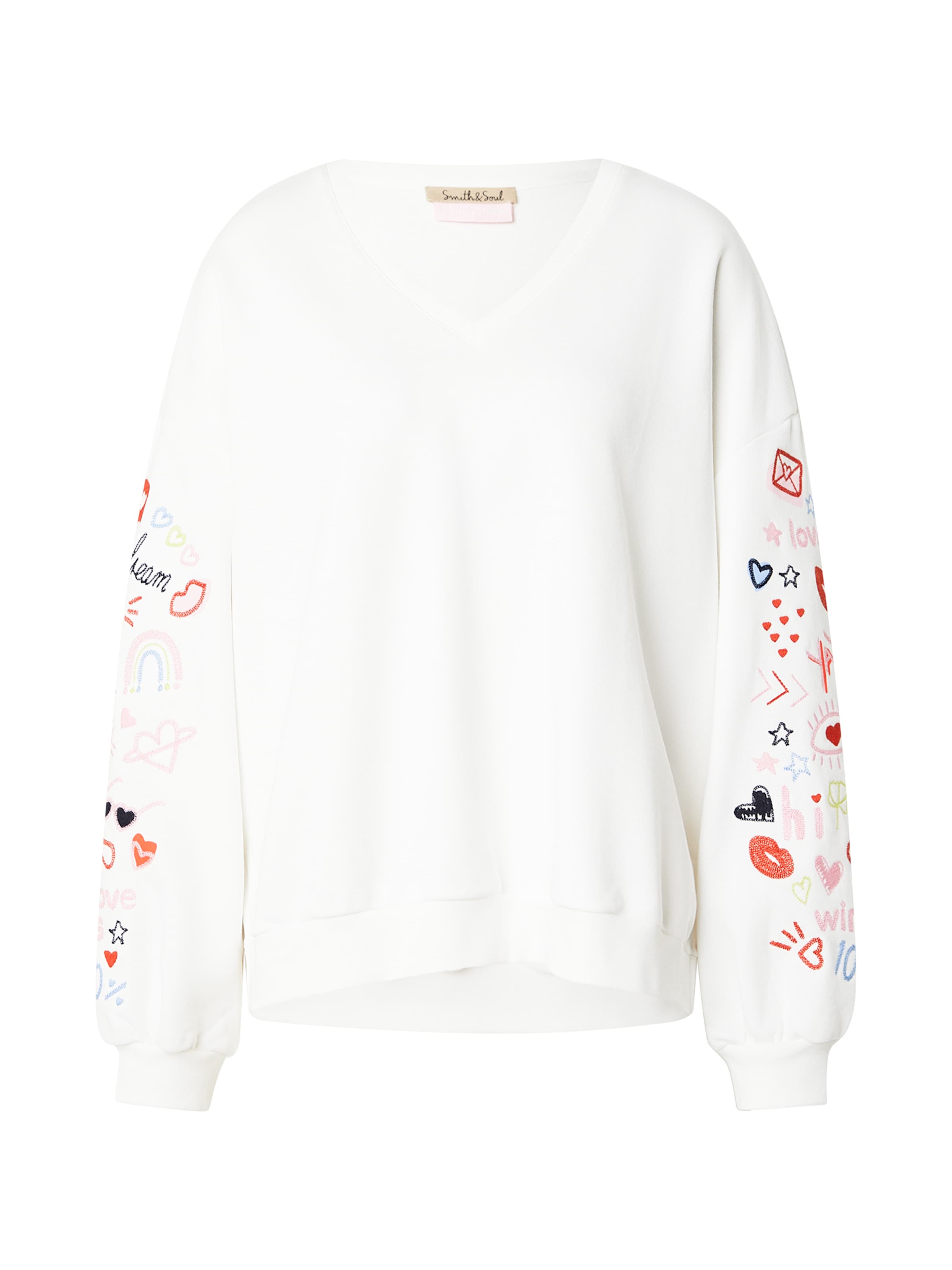 Smith&Soul Sweatshirt i vit: framsida