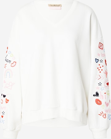 balta Smith&Soul Megztinis be užsegimo: priekis