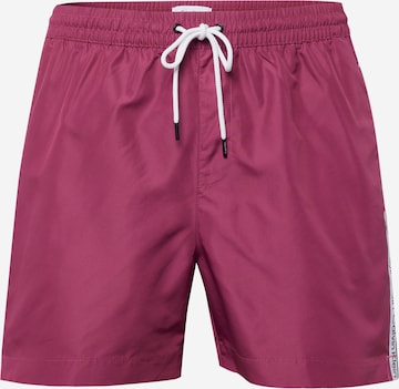 Pantaloncini da bagno di Calvin Klein Swimwear in rosa: frontale