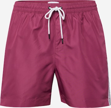 Calvin Klein Swimwear Badeshorts in Pink: predná strana