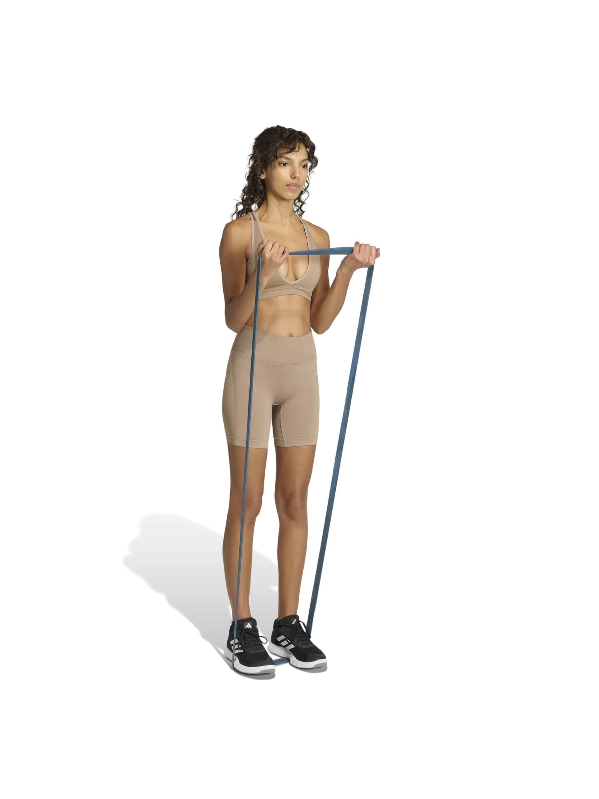 ADIDAS PERFORMANCE - Skinny Calças de desporto em castanho