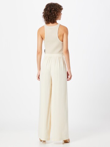 Nasty Gal Wide leg Trousers in Beige