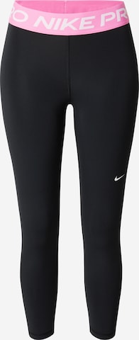 NIKE Workout Pants 'Pro 365' in Black: front