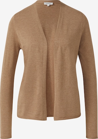 s.Oliver Strickjacke in Braun: Vorderseite