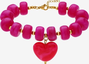 Lucardi Armband in Pink: Vorderseite