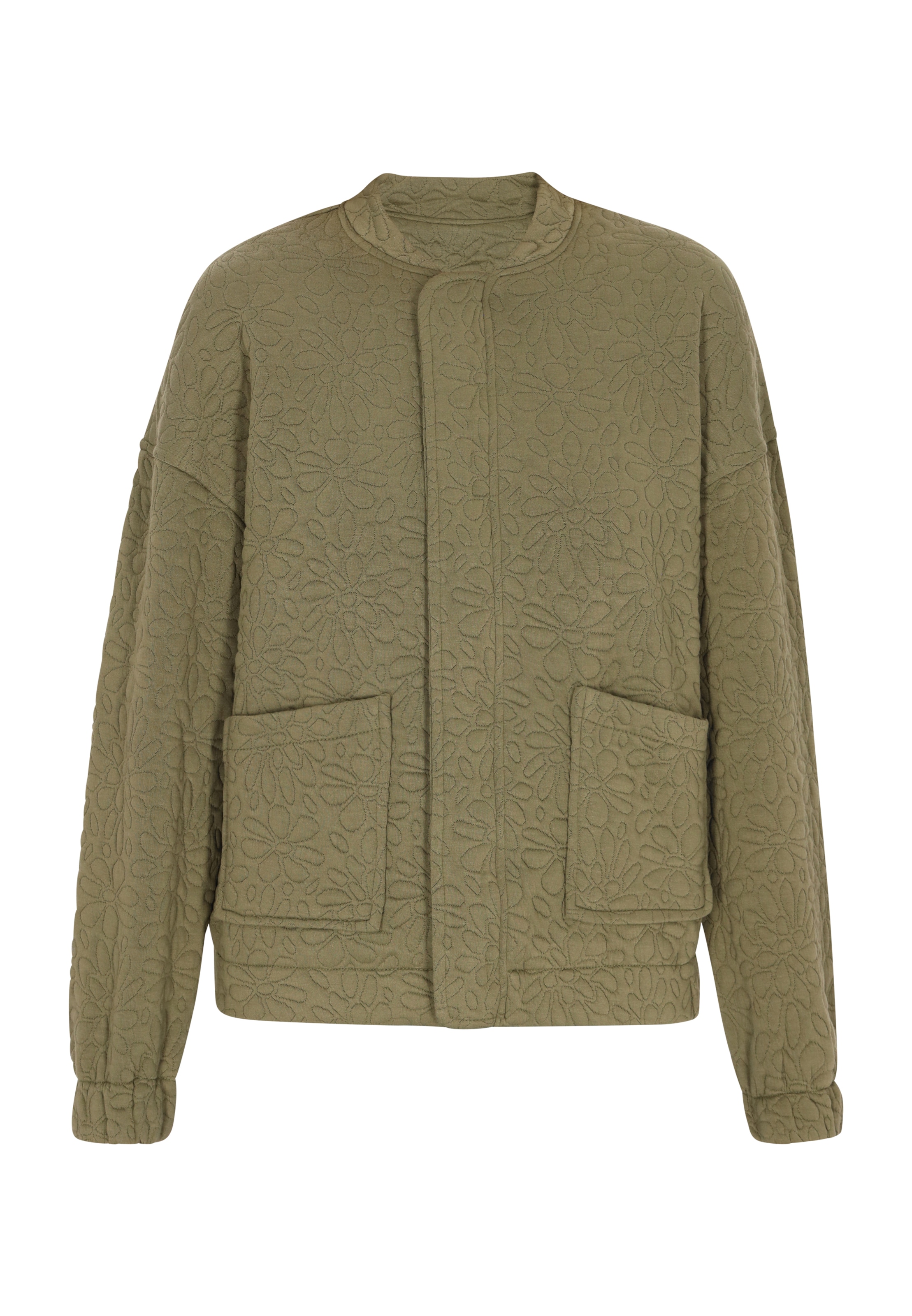 Geacă de primăvară-toamnă de la swirly pe verde: față