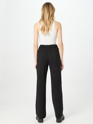 ONLY Slim fit Pleat-Front Pants 'Poptrash' in Black