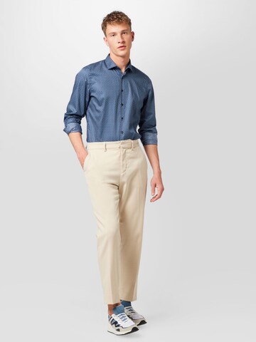 OLYMP - Ajuste regular Camisa en azul