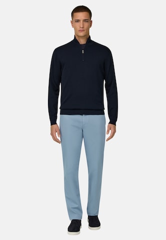 Boggi Milano Slimfit Hose 'B Sustainable' in Blau