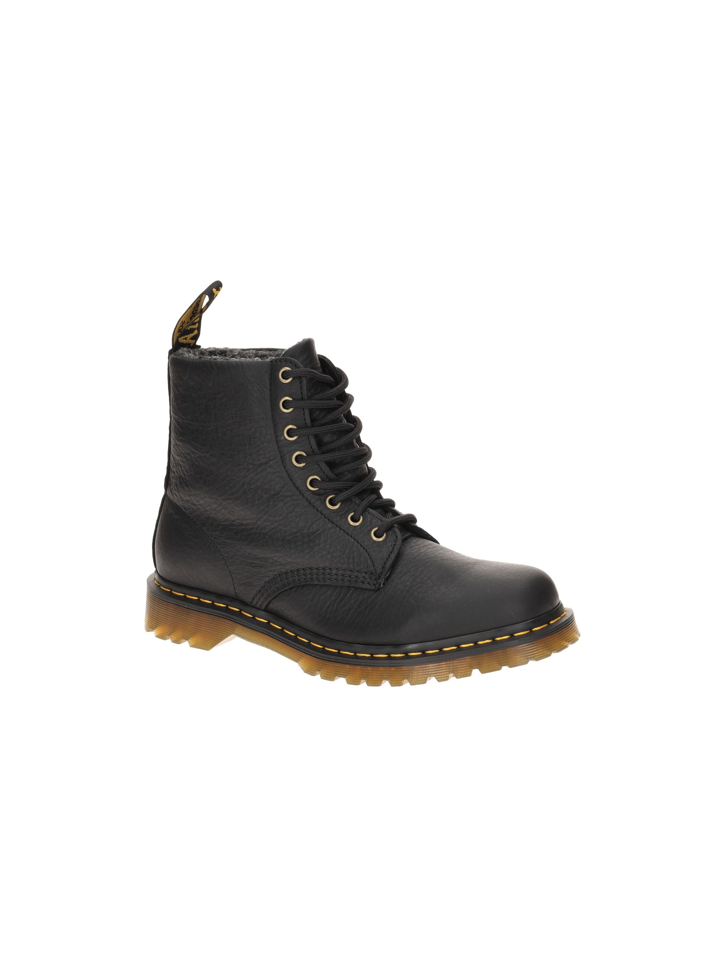 Dr. Martens Schnürboots in Schwarz: Vorderseite