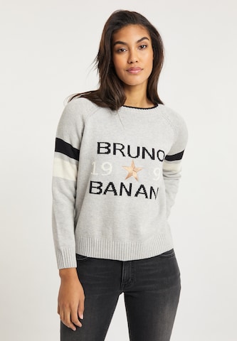 BRUNO BANANI Pullover 'Holmes' in Grau: predná strana