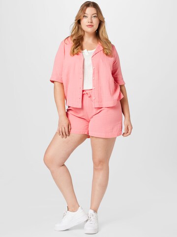 PIECES Bluse 'Stina' in Pink