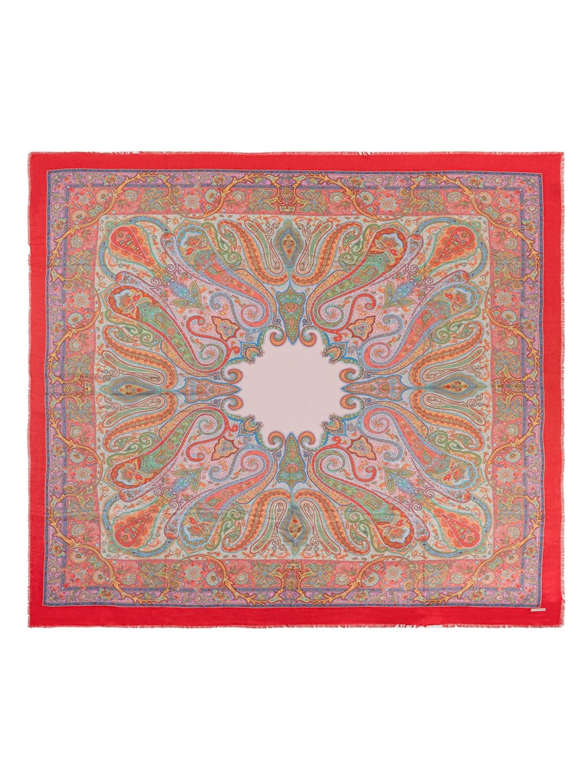 SILK & CASHMERE Schal‌‌‌ in Mischfarben: Vorderseite