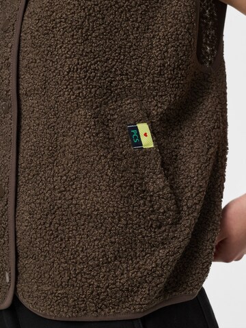 PIECES Bodywarmer 'PCKatty' in Bruin