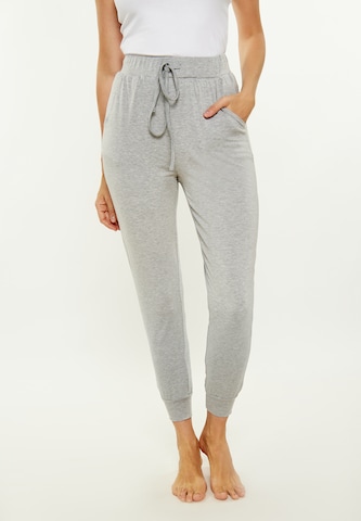 Usha - Tapered Pantalón 'Fashion Look' en gris: frente