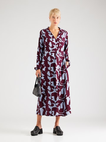 Sublevel Blousejurk in Rood: voorkant