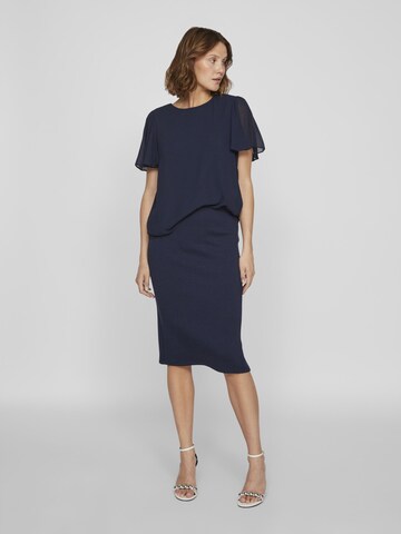 VILA Bluse in Blau