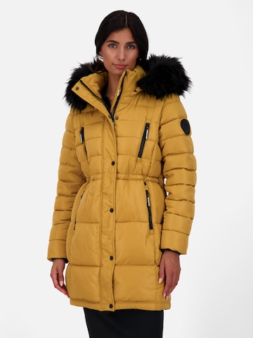 Alife and Kickin Winter Coat 'NicolaAK' in Yellow: front