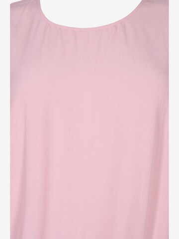 Camicia da donna 'Blach' di Zizzi in rosa